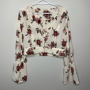 Floral crop top